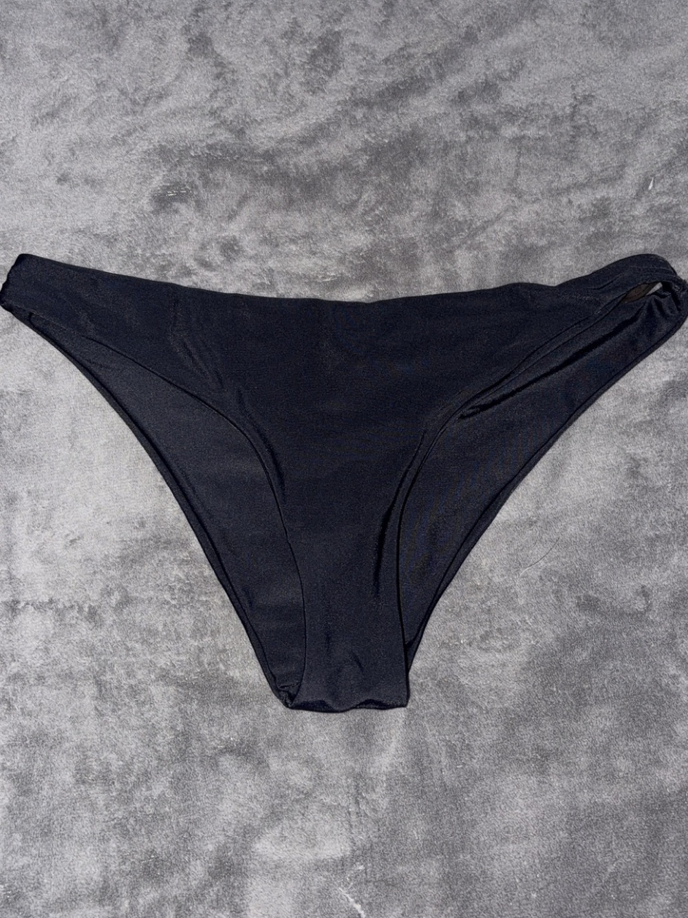 Sleek Black Bikini Bottom - Low-Rise Swim Brief